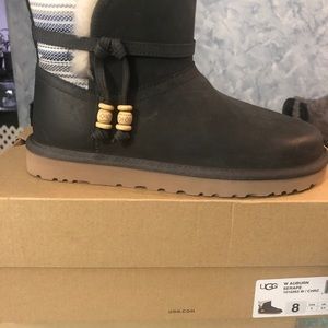 UGGs  mini boots w Auburn Serape size 8. Brand new.
